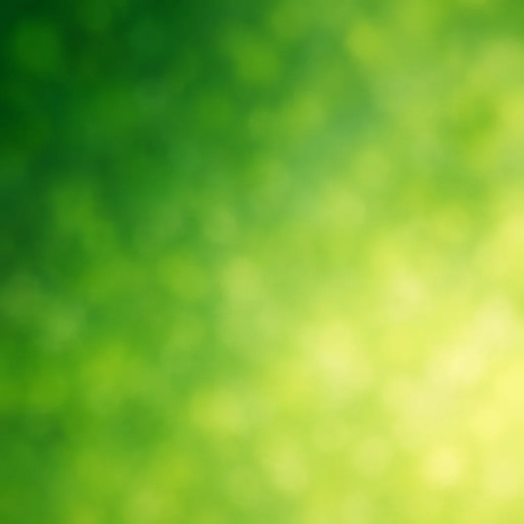 Fresh Green Foliage Blur Background