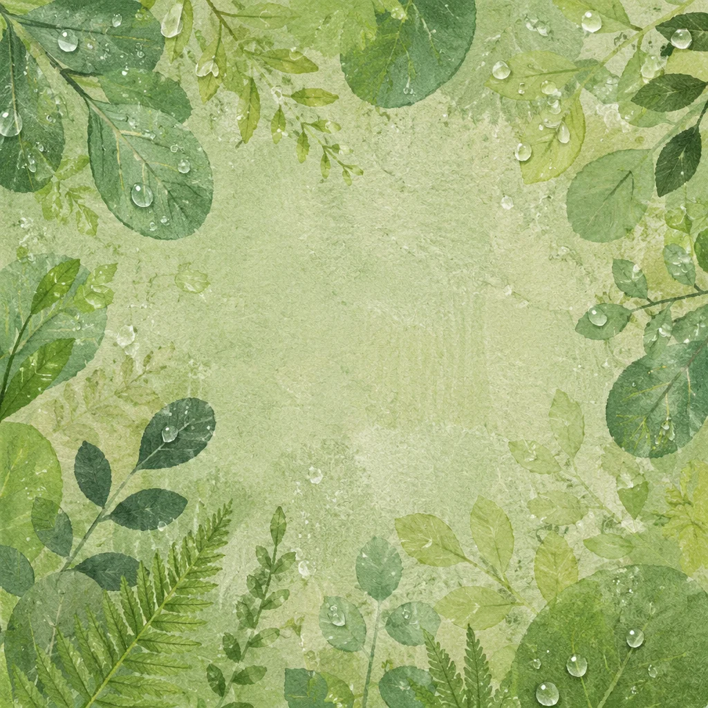 Fresh Green Leaf Wall Background