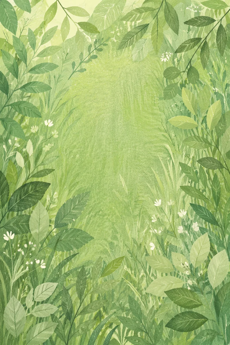 Fresh Natural Green Leaf Background