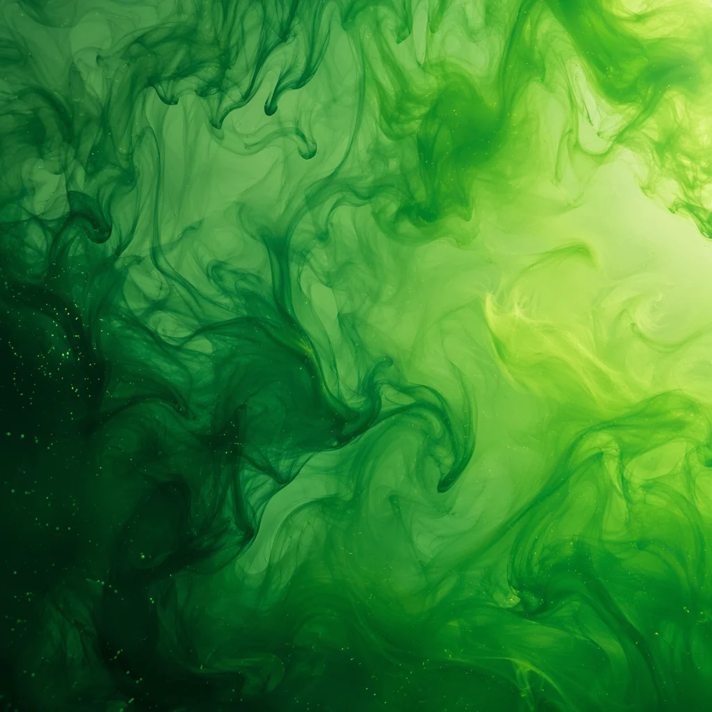 Fresh Green Pigment Cloud Background