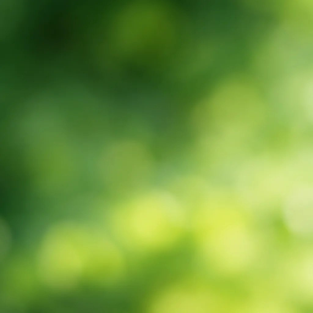 Fresh Defocused Green Foliage Background