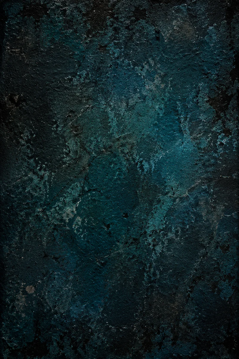 Dark Teal Distressed Grunge Texture Background