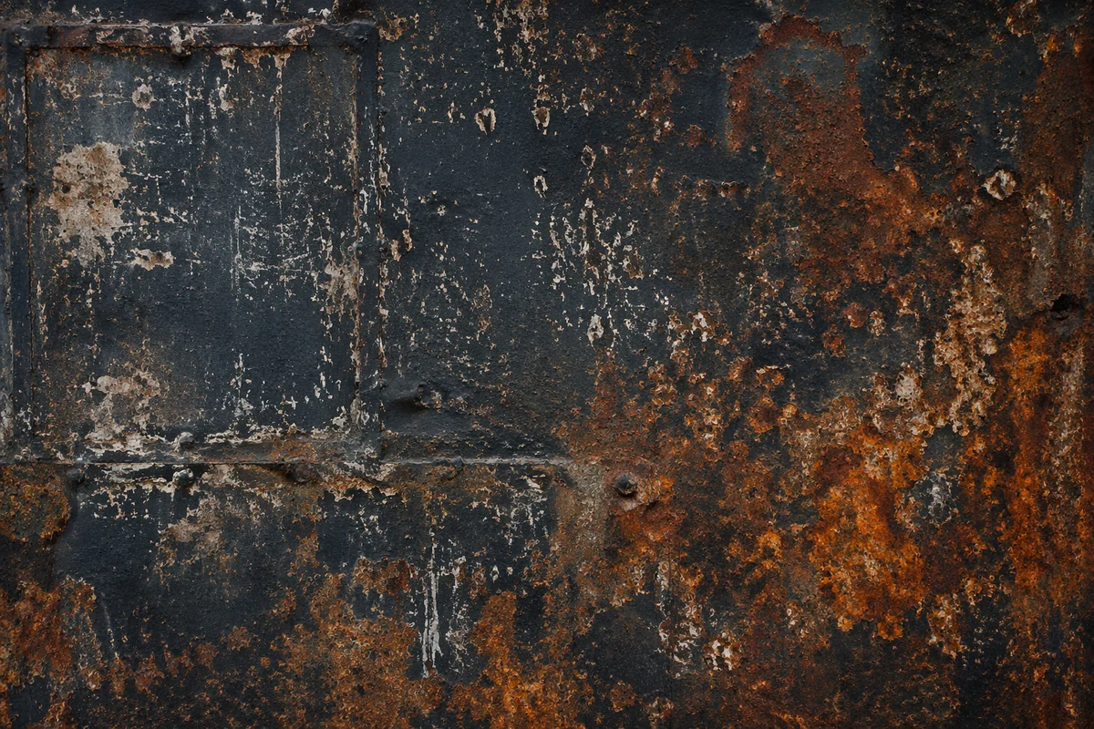 Dark Distressed Metal Grunge Background