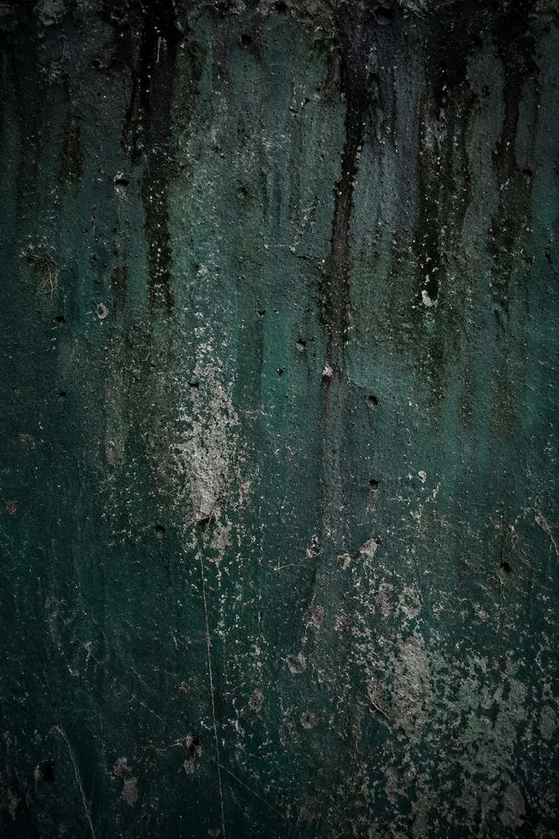 Dark Distressed Teal Grunge Texture Background