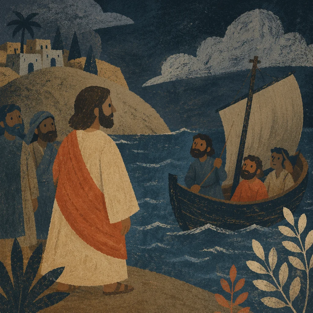 Contemplative Faith Scripture Background in Shadow