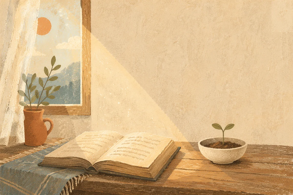 Faith and Hope Morning Light Background