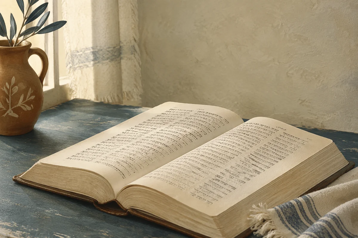 Open Sacred Book Faith Background