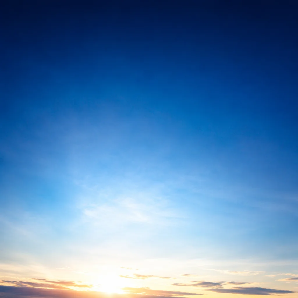 Minimalist Faith Sky Background for Hebrews 11:1