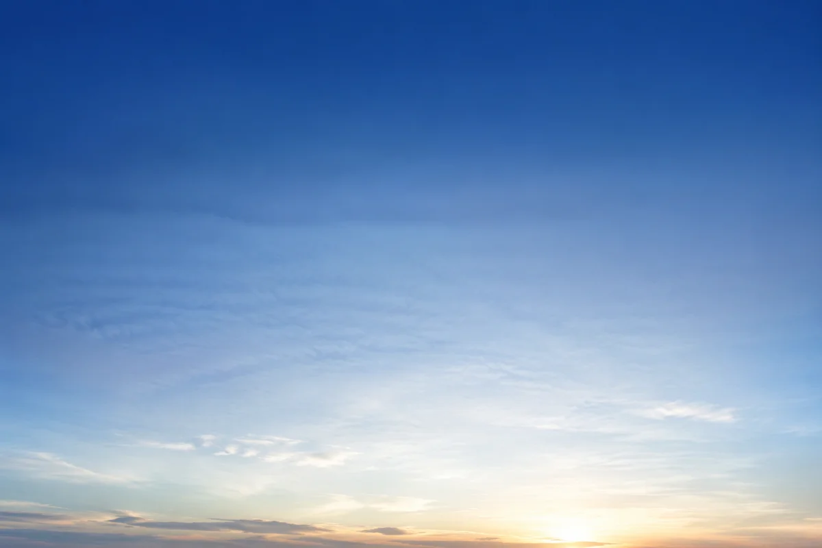 Minimalist Blue Faith Sky Background