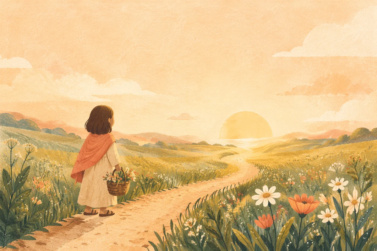 Sunrise Path of Hope and Future