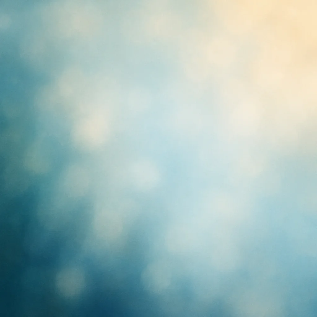 Serene Light Blue Cyan Bokeh Background