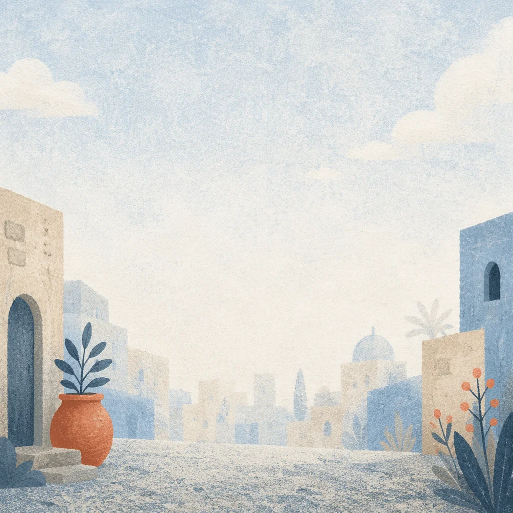 Soft Light Blue Calming Urban Background