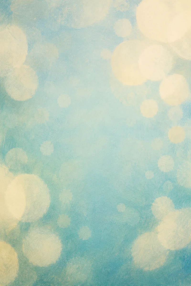 Soft Aqua Blue Bokeh Background
