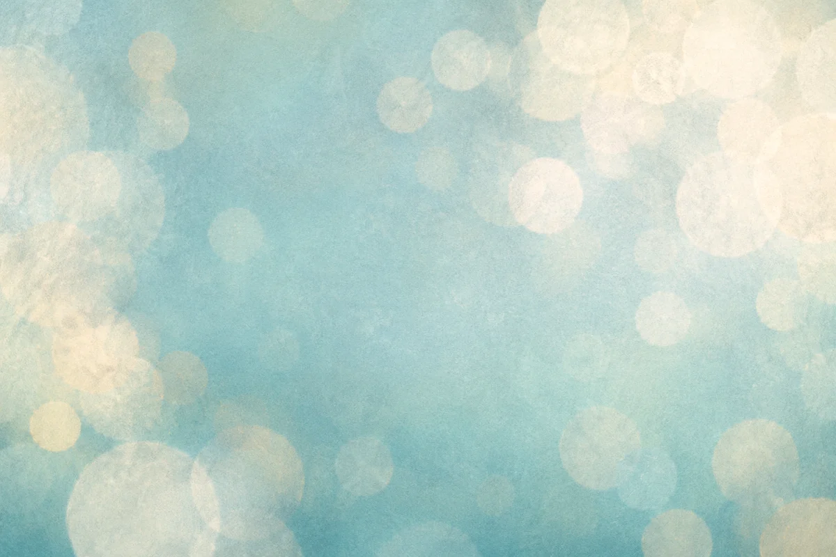 Soft Aqua Blue Bokeh Background