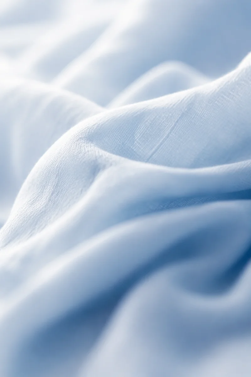 Soft Light Blue Fabric Background
