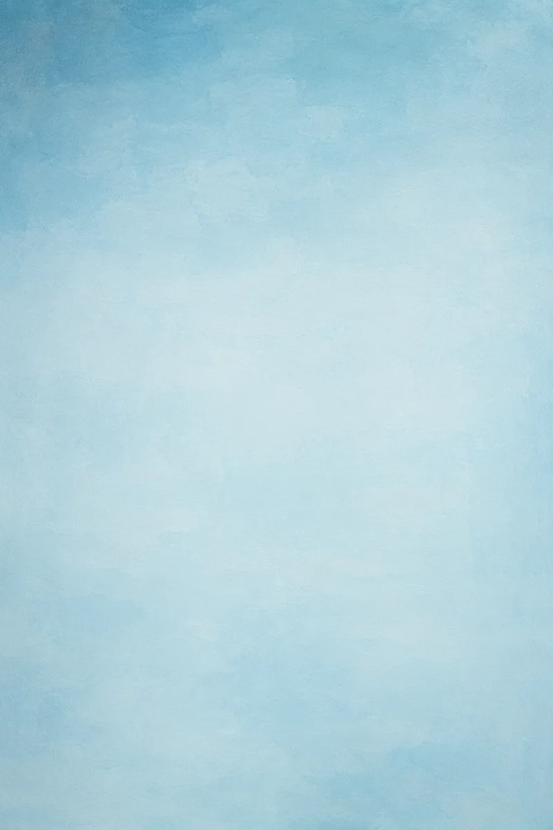 Soft Light Blue Watercolor Background