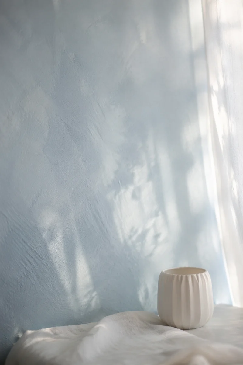 Soft Blue Morning Reflection Background