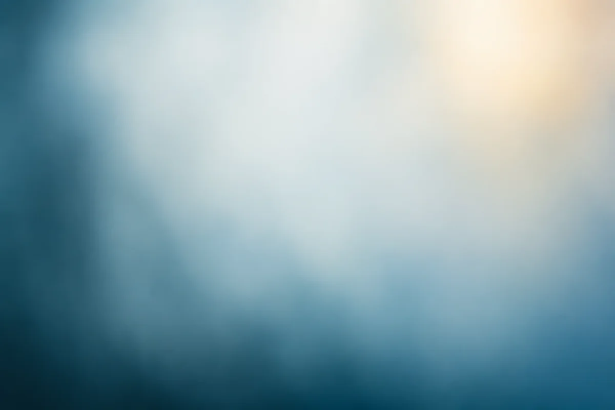 Soft Light Blue Calming Bokeh Background