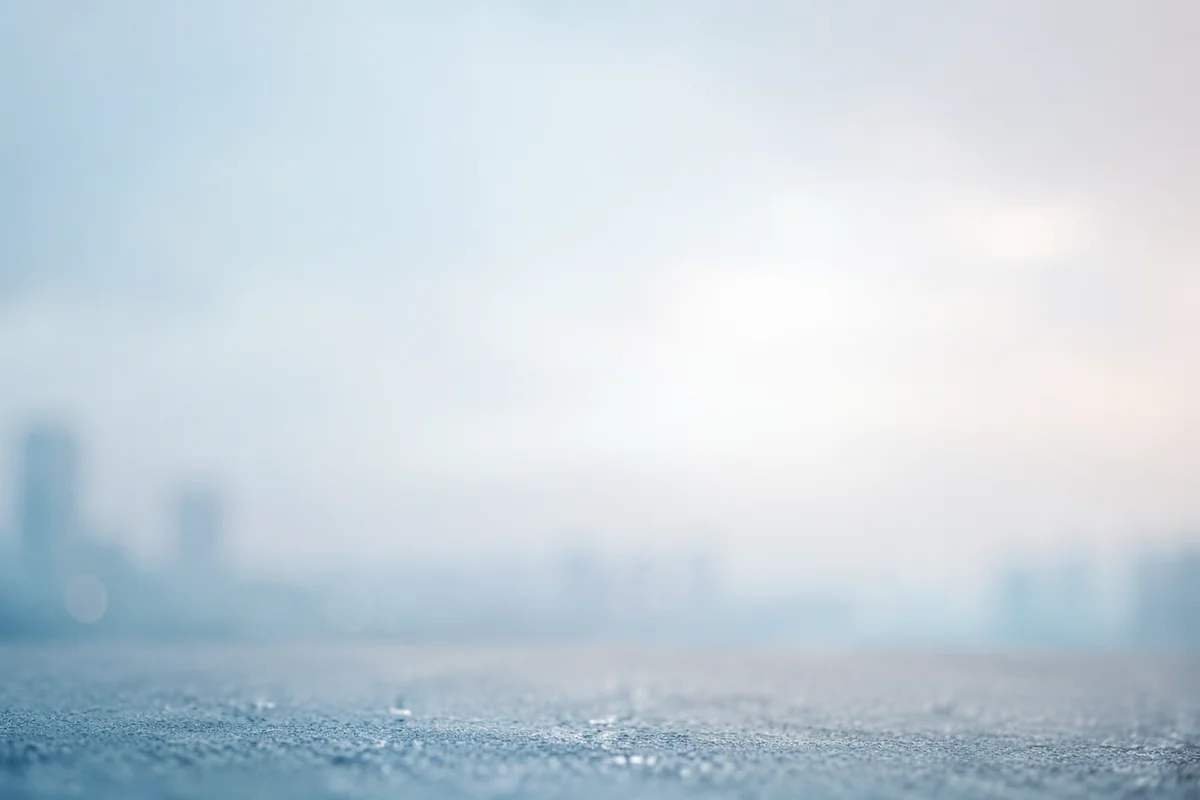 Soft Light Blue Urban Bokeh Background