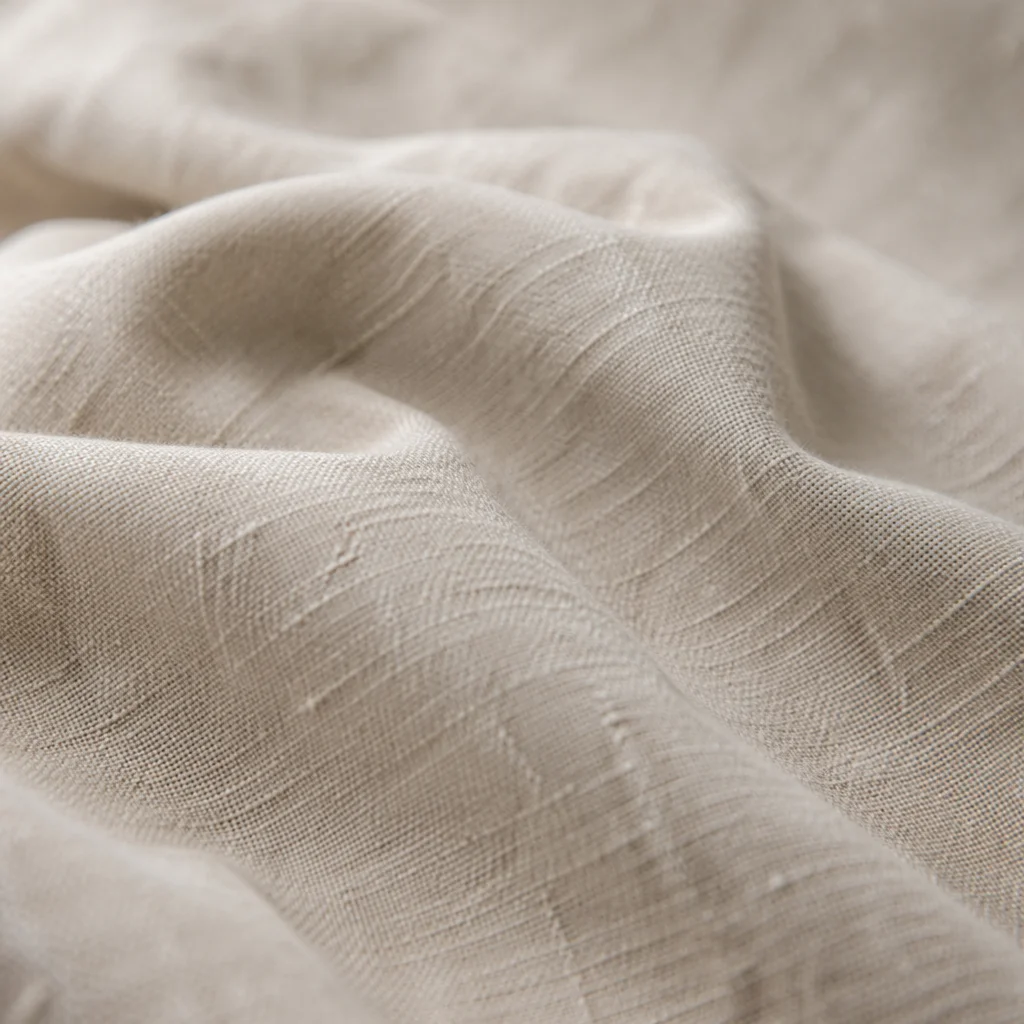Cream Linen Fabric Verse Card Background