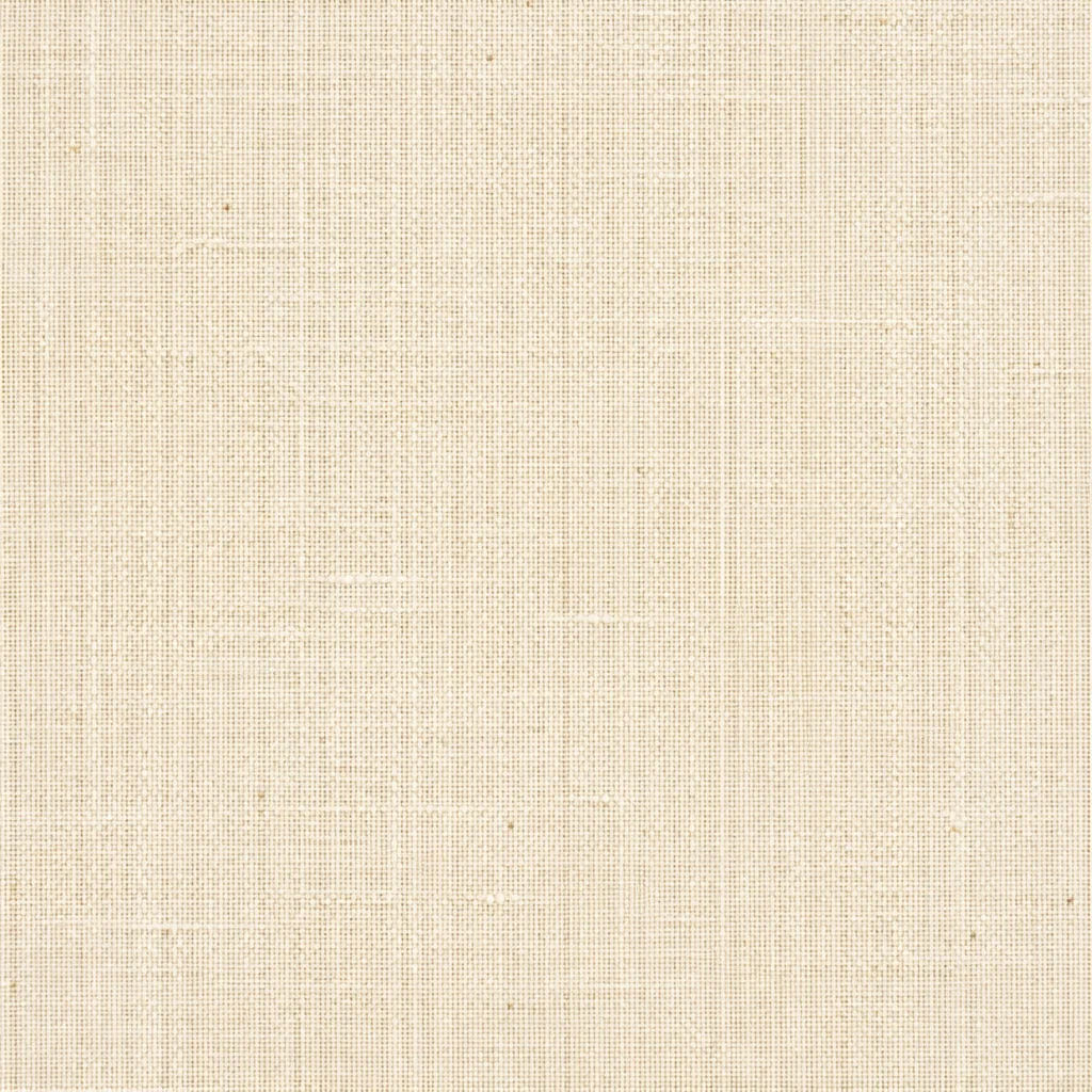 Neutral Cream Linen Fabric Texture Background