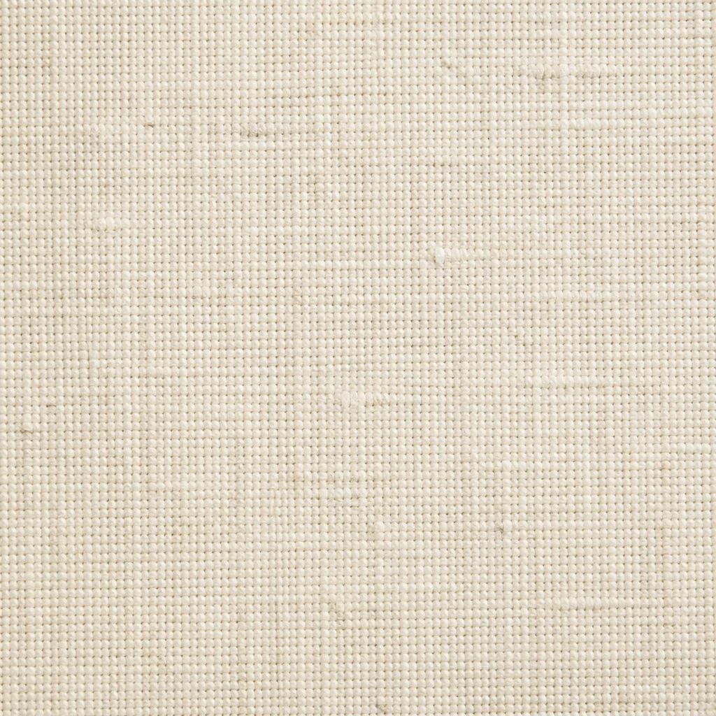 Neutral Cream Linen Fabric Texture Background