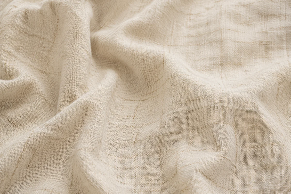Neutral Cream Linen Texture Background