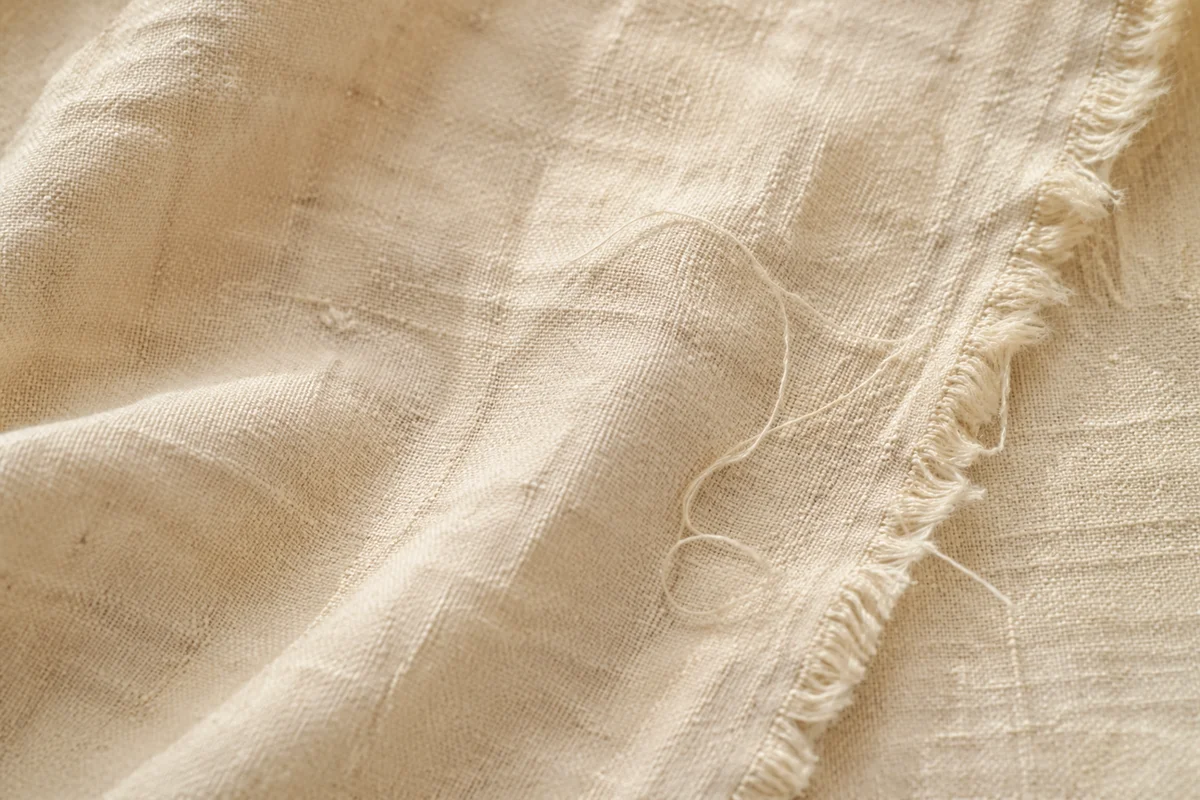 Neutral Cream Linen Texture Background