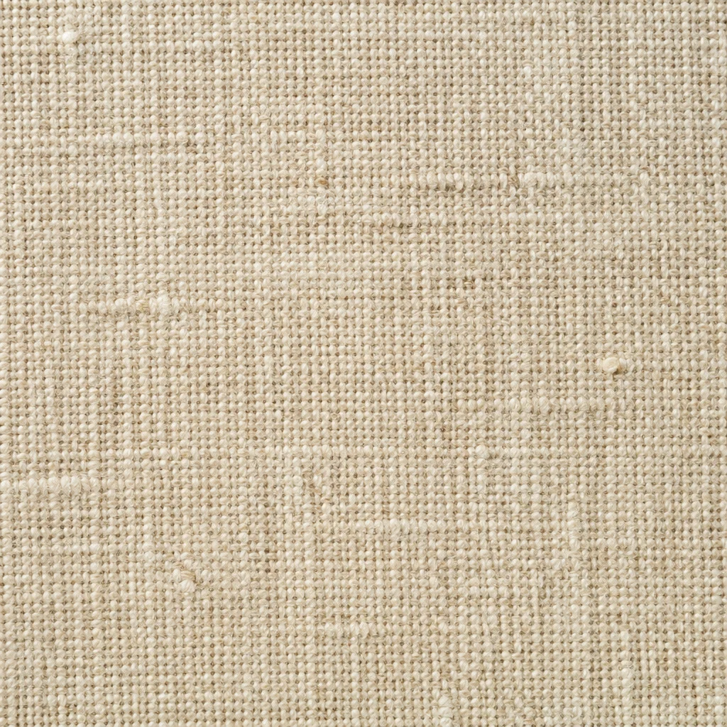 Neutral Cream Linen Fabric Texture