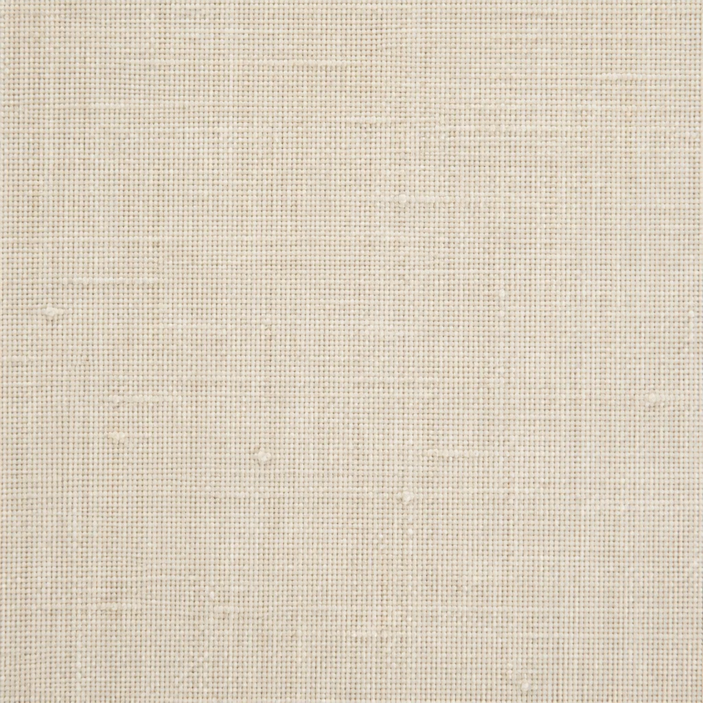 Neutral Cream Linen Fabric Texture Background