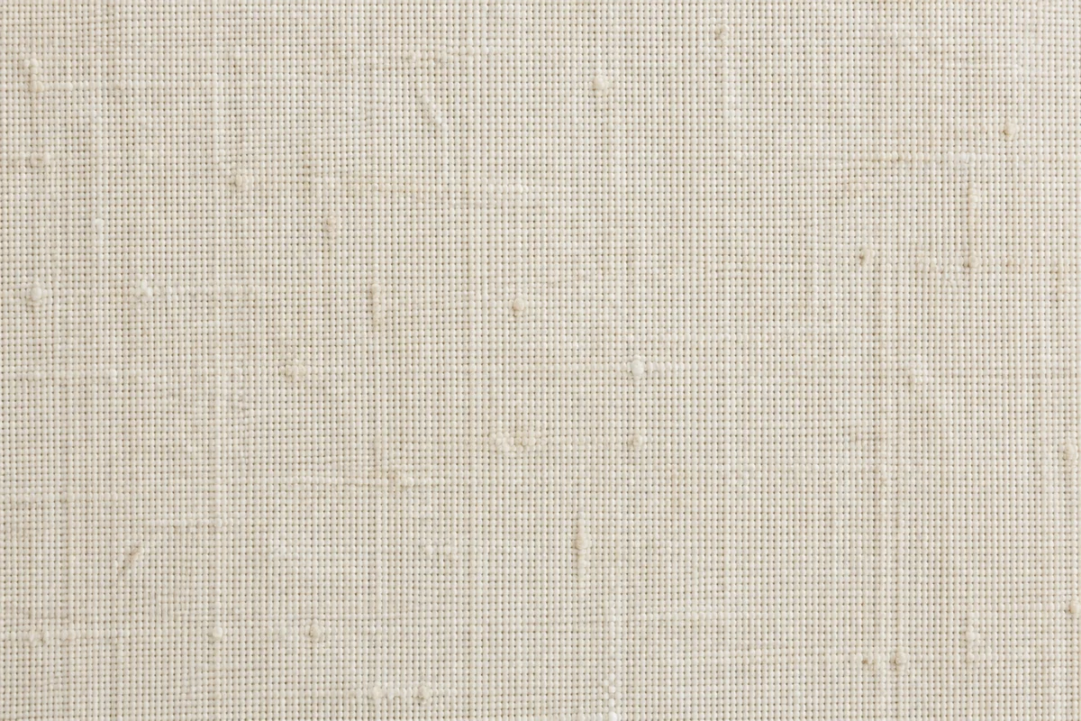 Neutral Cream Linen Fabric Texture Background