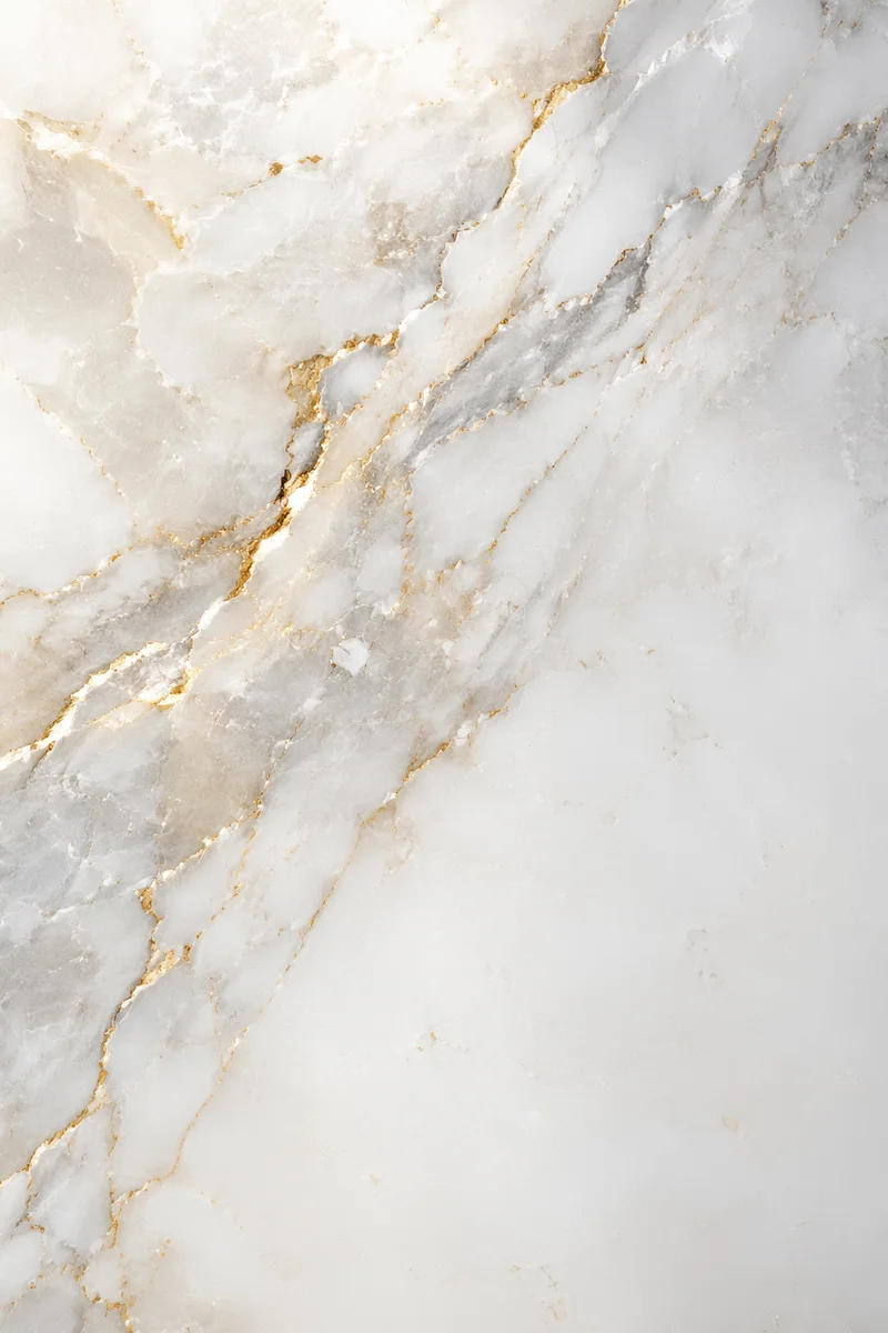 Elegant White Marble with Gold Veins
