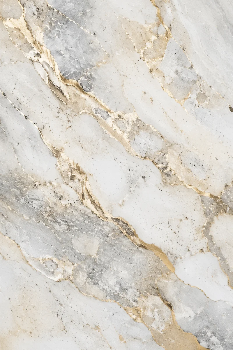 Luxury White Marble with Gold Veins