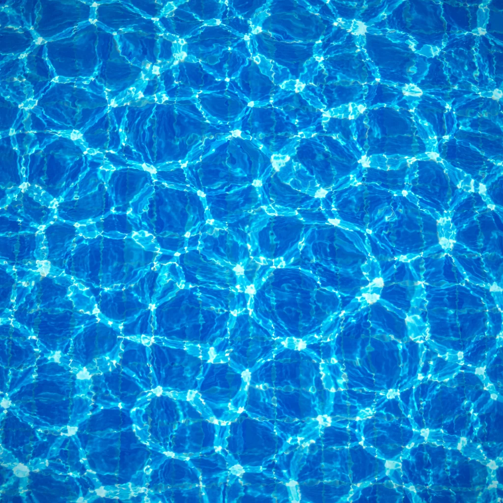 Shimmering Blue Pool Water Texture Background