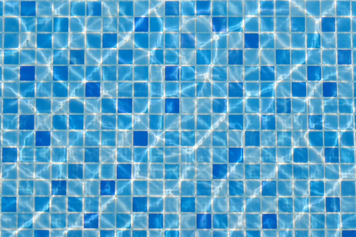 Calm Blue Mosaic Water Texture Background