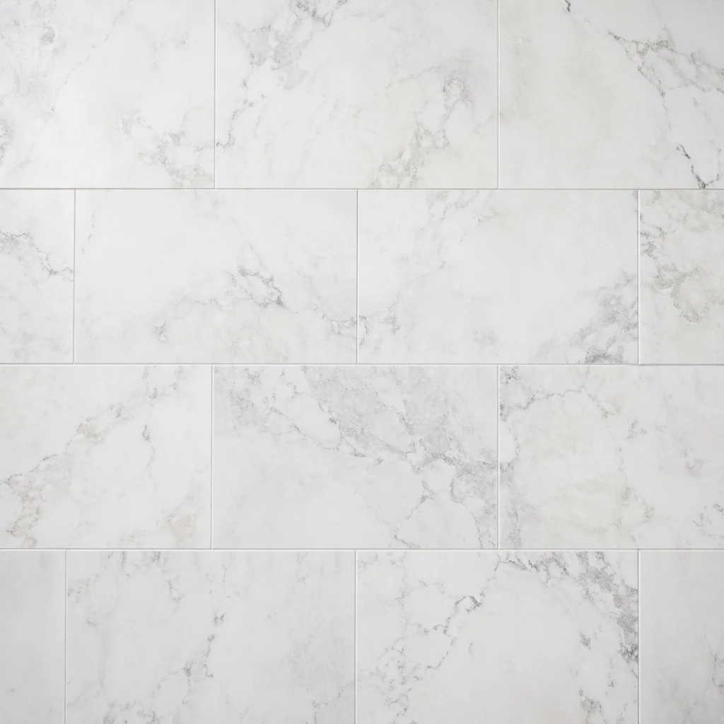 Clean White Marble Tile Background