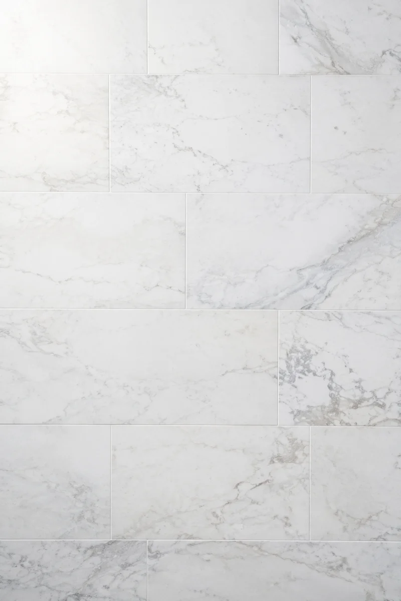 Clean White Marble Tile Background