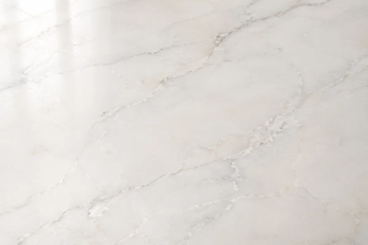 Clean White Marble Surface Background