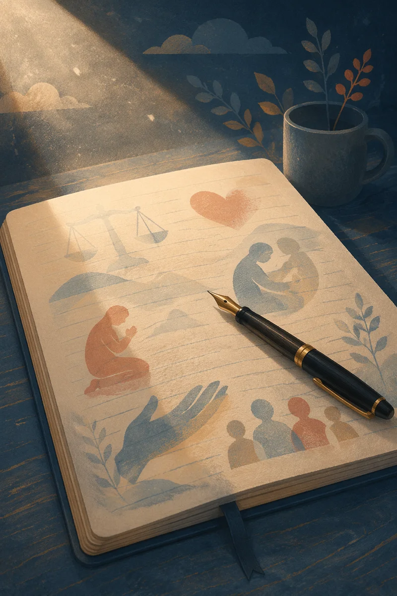 Reflective Journal Background for Micah 6 8