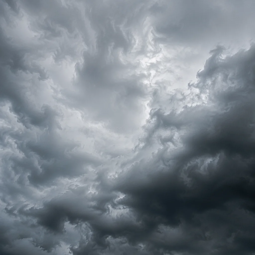 Moody Overcast Storm Cloud Background
