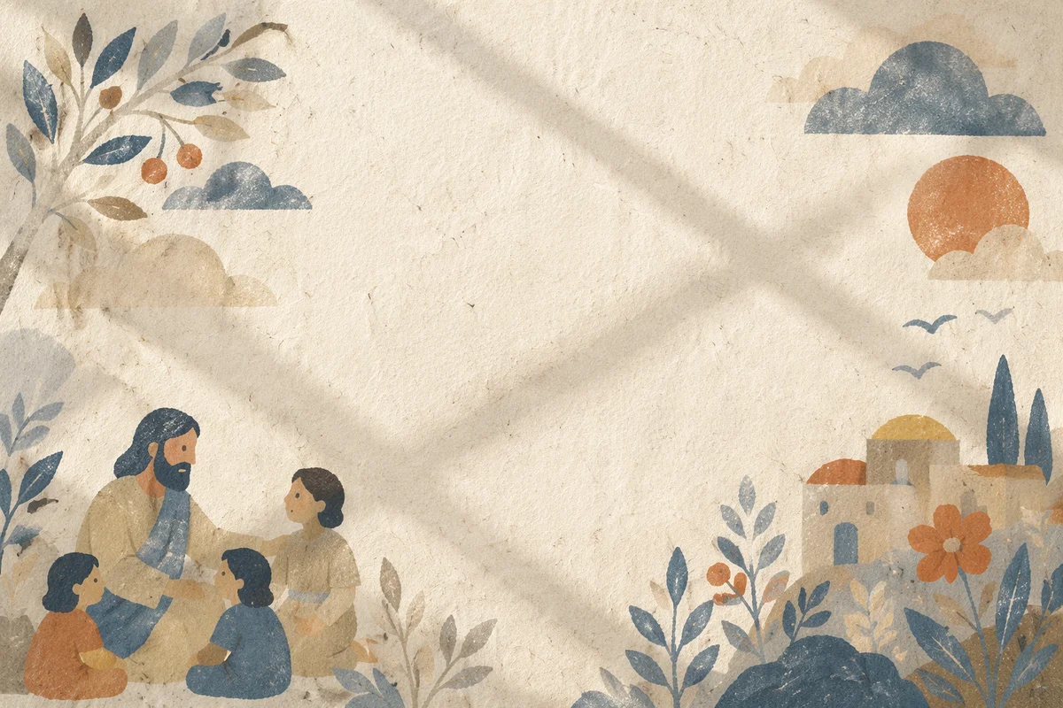 Parchment Texture with Soft Cross Shadow