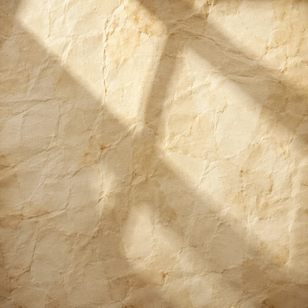 Aged Parchment Texture with Subtle Cross Shadow