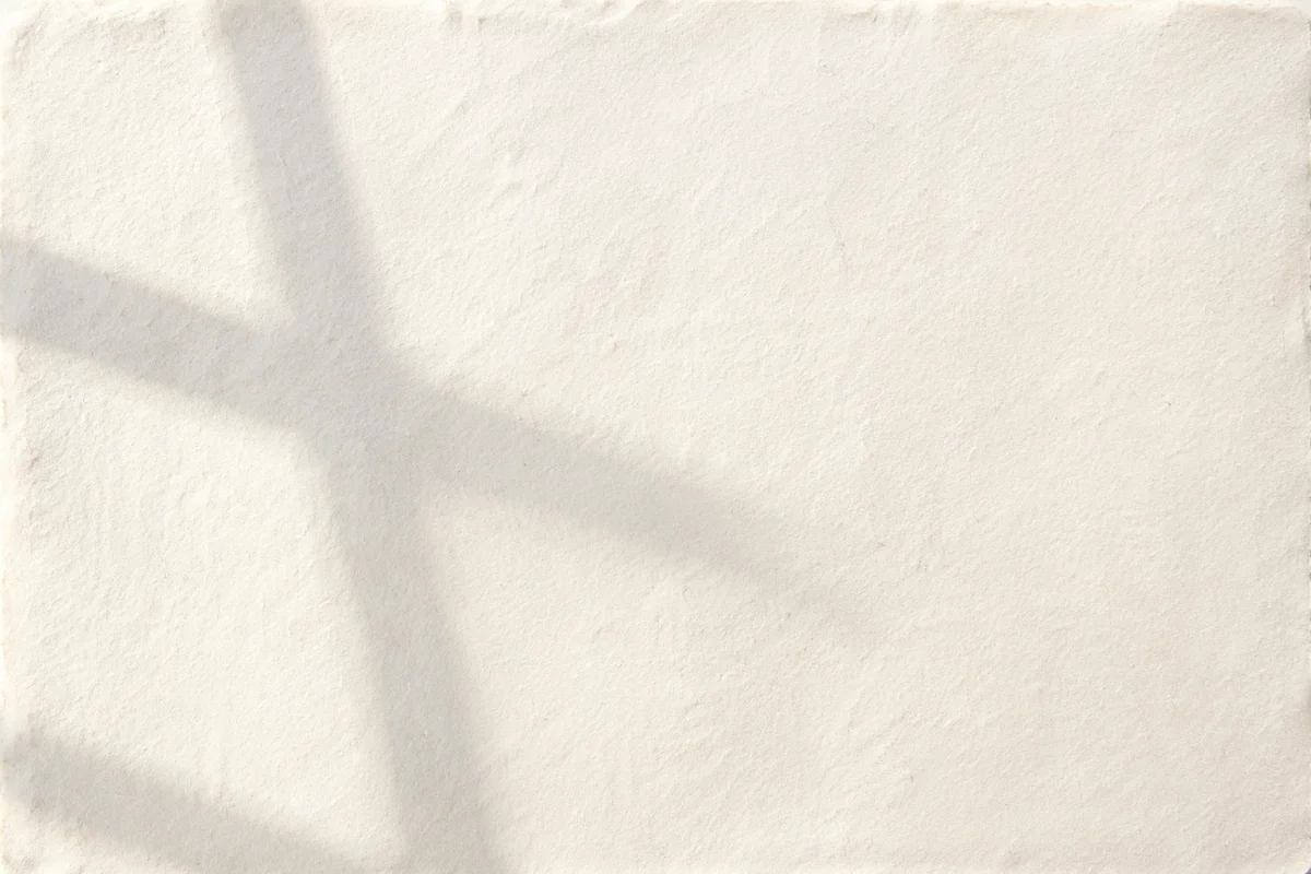 Parchment Paper With Gentle Cross Shadow