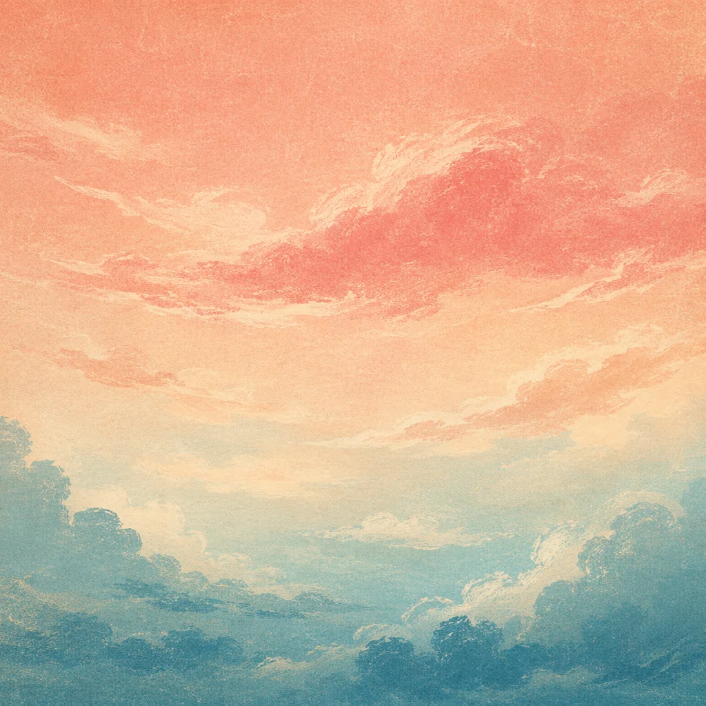 Pastel Dawn Sky with Wispy Clouds