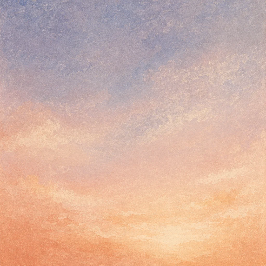 Peaceful Pastel Dawn Gradient Sky Background