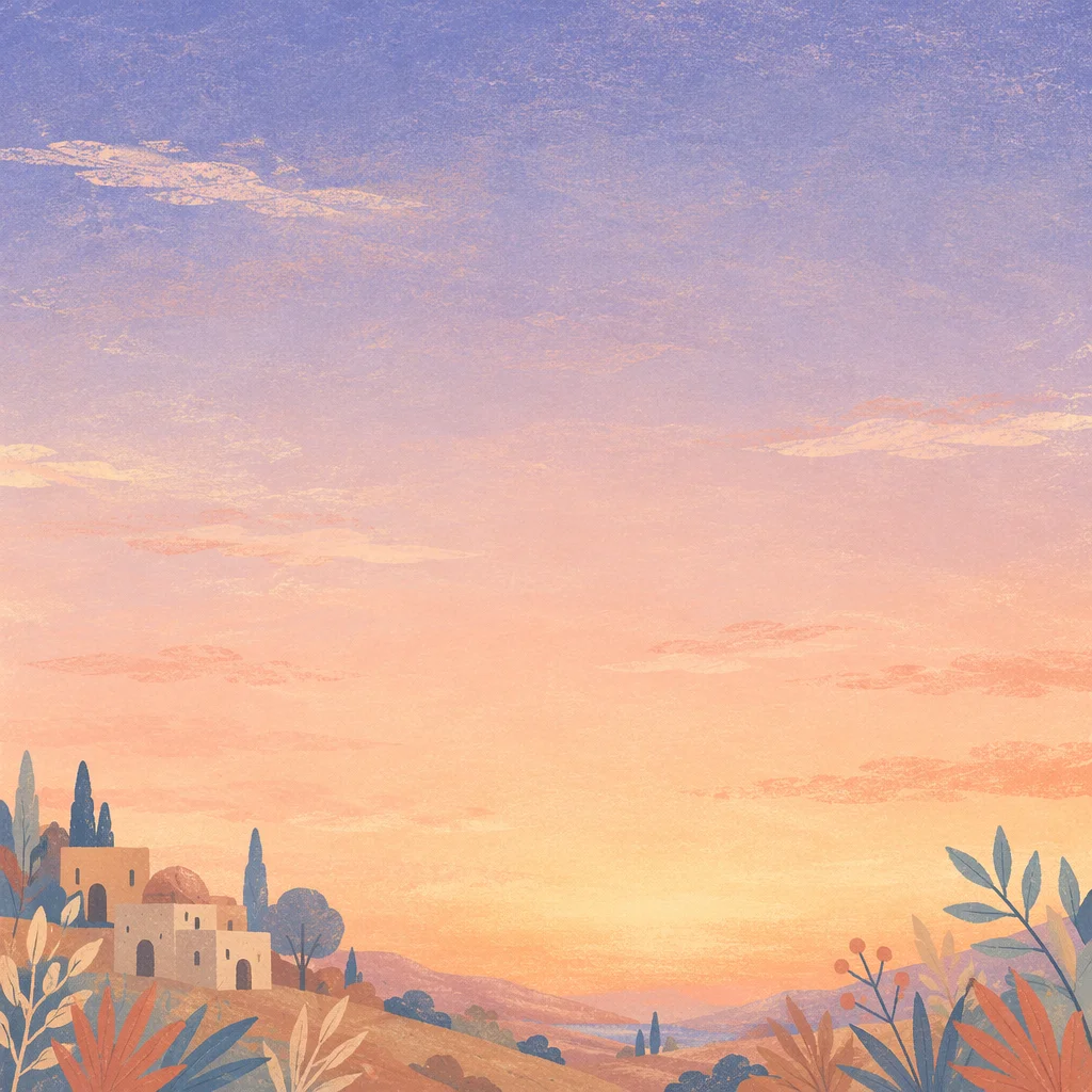 Peaceful Pastel Dawn Sky Background
