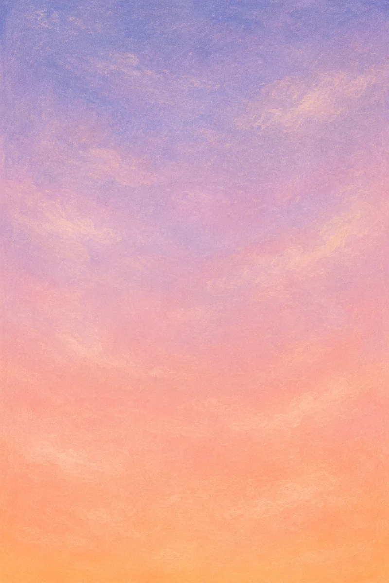Peaceful Pastel Dawn Sky Gradient Background