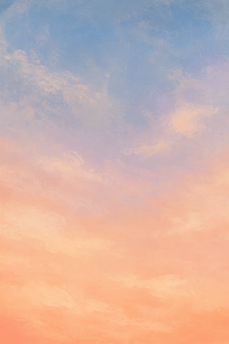 Peaceful Pastel Dawn Sky Gradient
