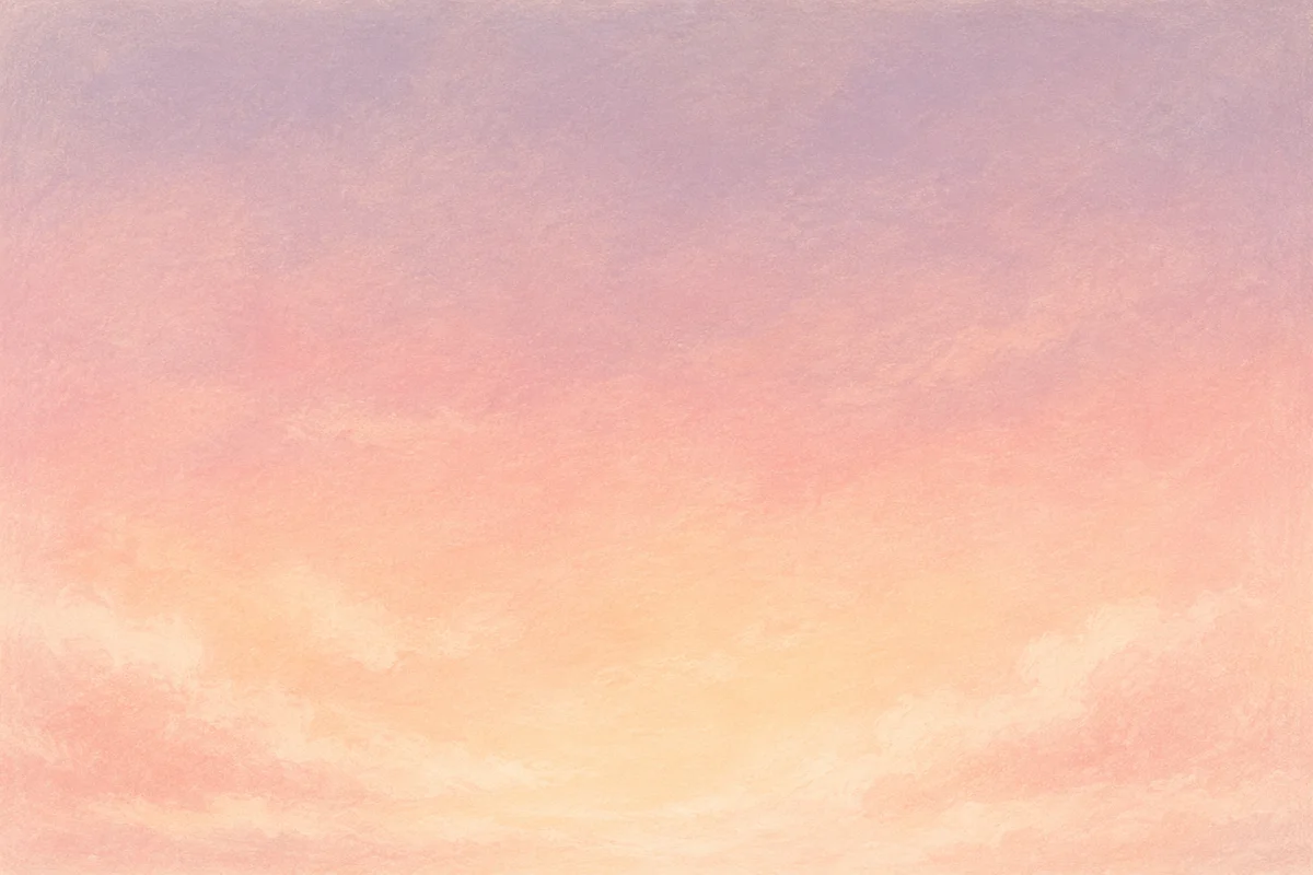 Peaceful Pastel Dawn Sky Gradient