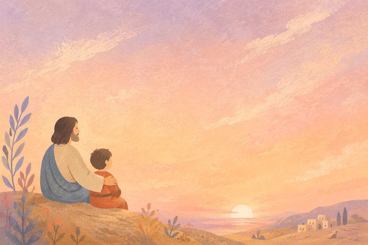 Peaceful Pastel Dawn Sky Background